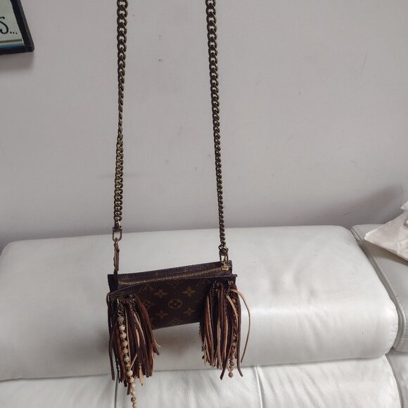 ✨👢💯% Authentic Louis Vuitton Blondie Pochette Vintage Boho Crossbody 👢 ✨ - Picture 2 of 11